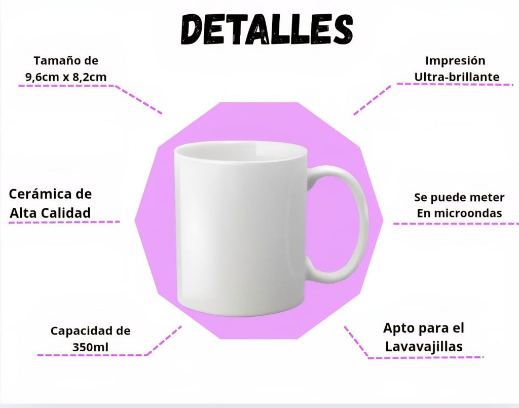TAZA BLANCA PERSONALIZADA