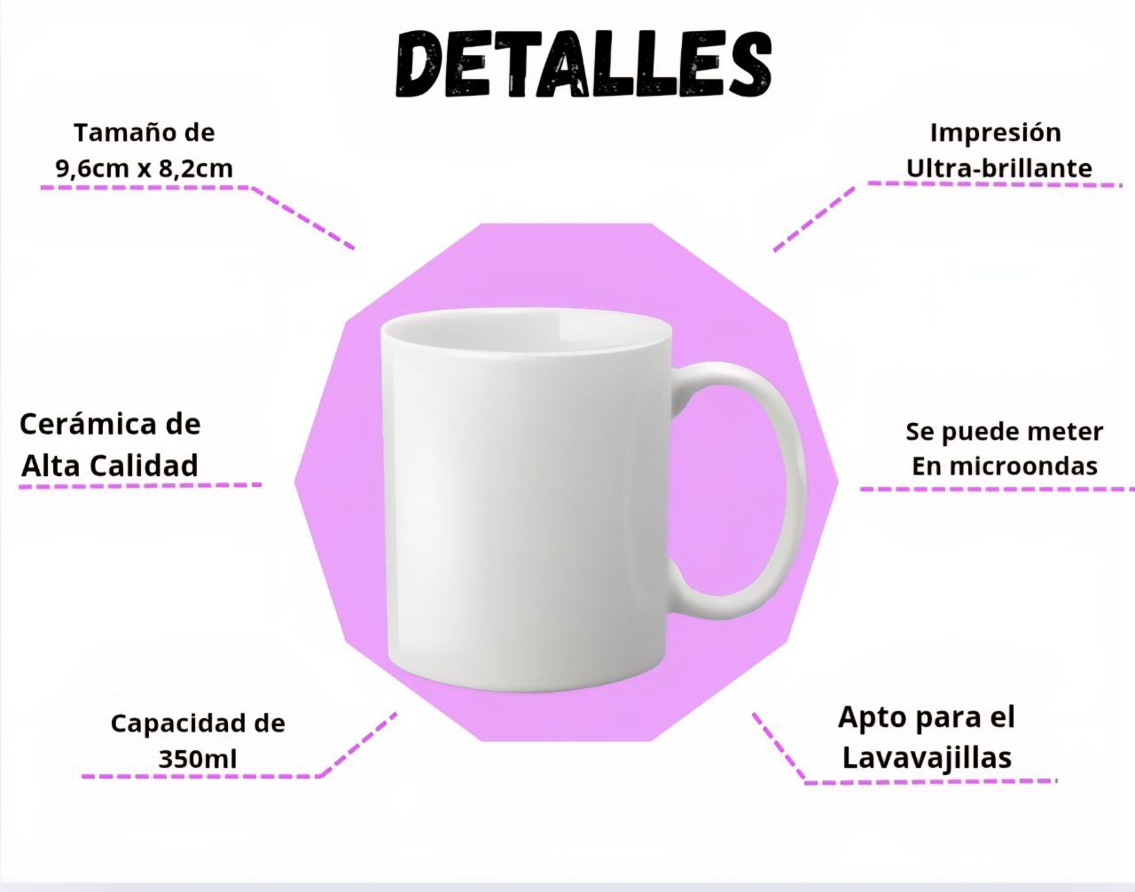 TAZA BLANCA PERSONALIZADA