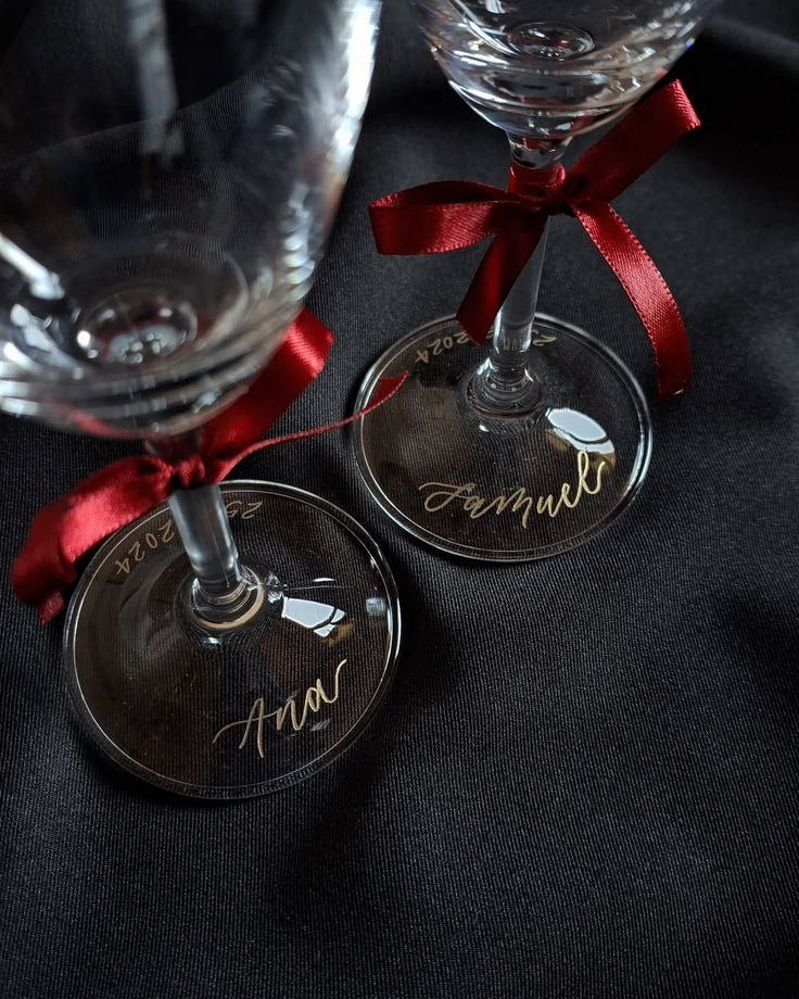 Copa de Vino,Champagne,coñac...Regalo Personalizado para Bodas,Aniversarios, Cumpleaños y eventos especiales